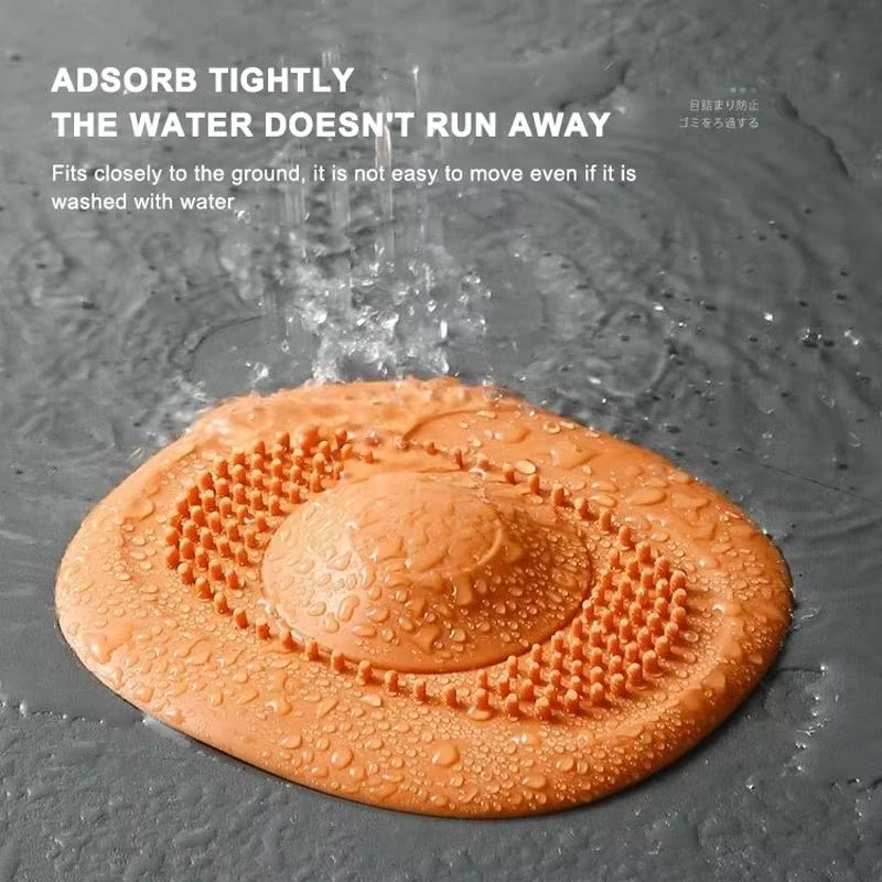 Upgrade Silicone Drain Stopper Kitchen Bathroom Anti-Blocking Sink Plug Strainer Drainer Floor Drain Hair Catcher Bathroom Tool