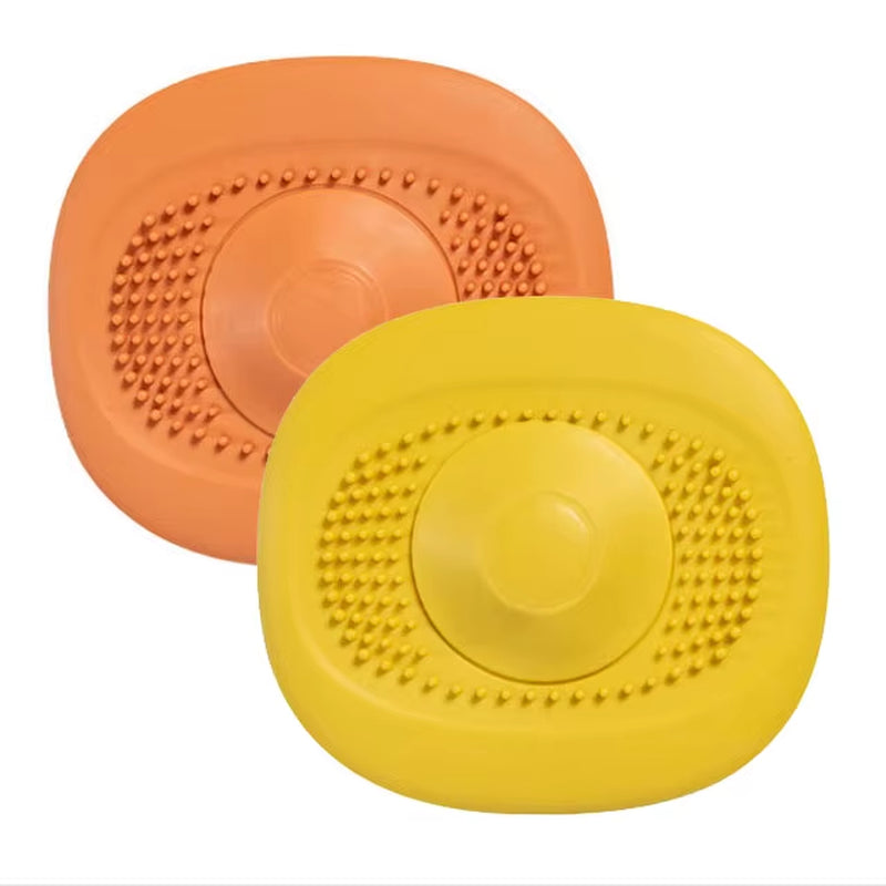 Upgrade Silicone Drain Stopper Kitchen Bathroom Anti-Blocking Sink Plug Strainer Drainer Floor Drain Hair Catcher Bathroom Tool