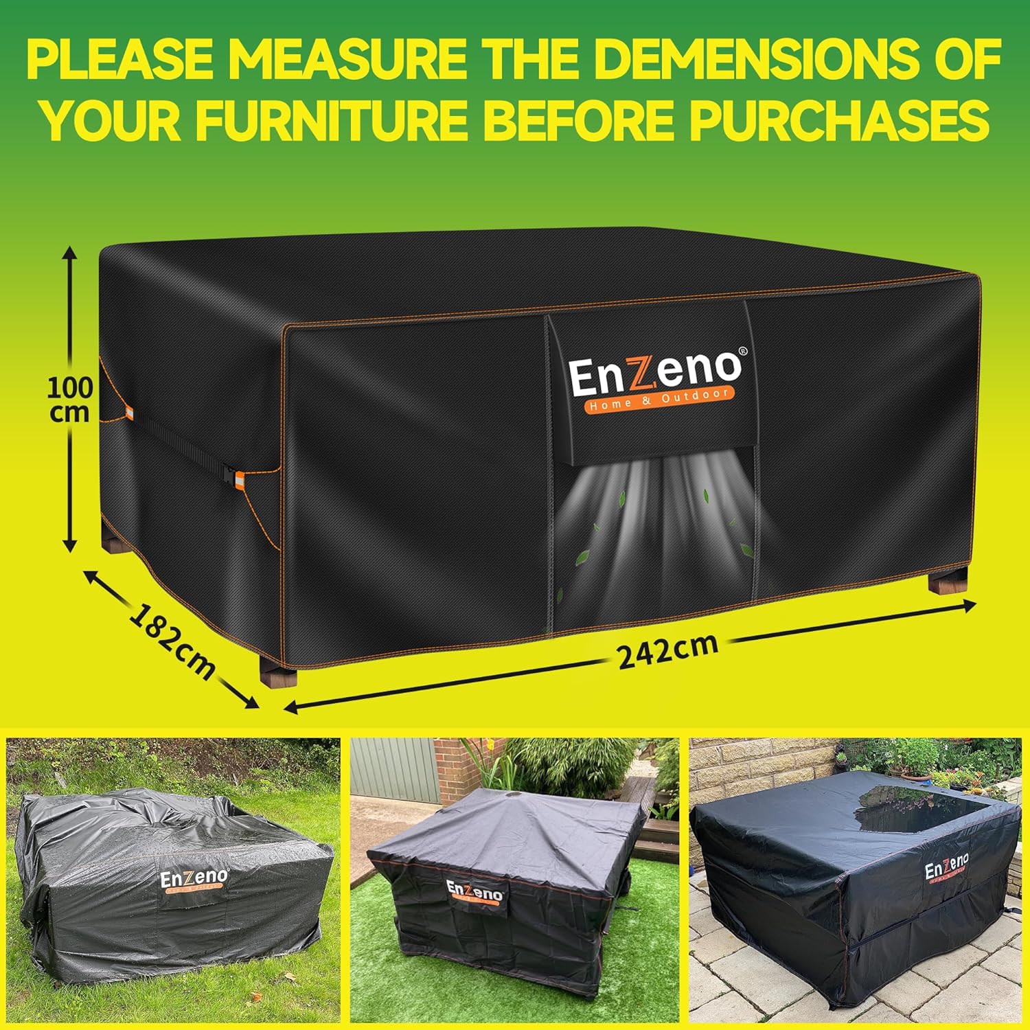 Outdoor Garden Furniture Set Covers Waterproof
